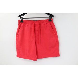 Todd snyder shorts men's Medium 7" drawstring red flat front cotton blend